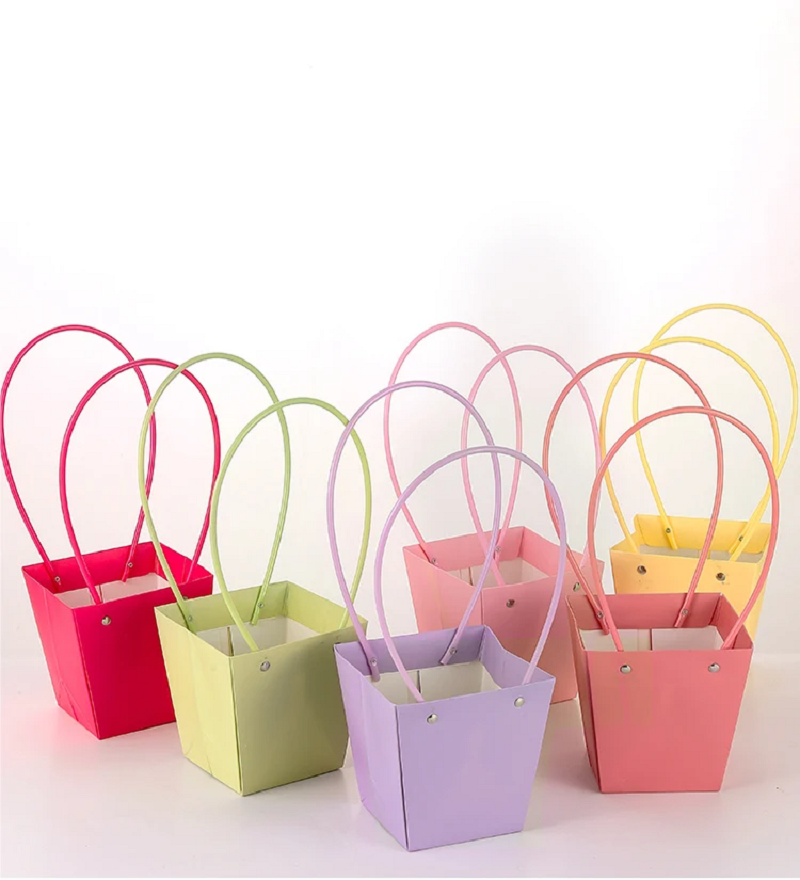 Food Like Snacks - New Colored Waterproof Kraft Paper Handbag