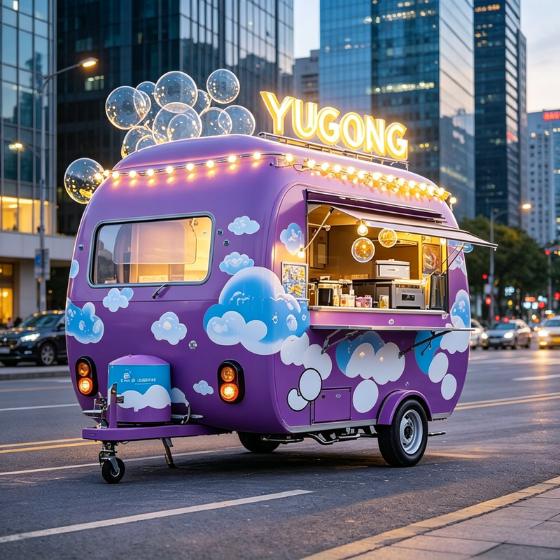 Food Energy Snacks - Trailer Dining Car Electric Snack Car