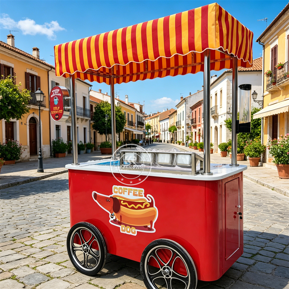 Logo Food Snack - Mobile Food Cart Outdoor Urban Breakfast