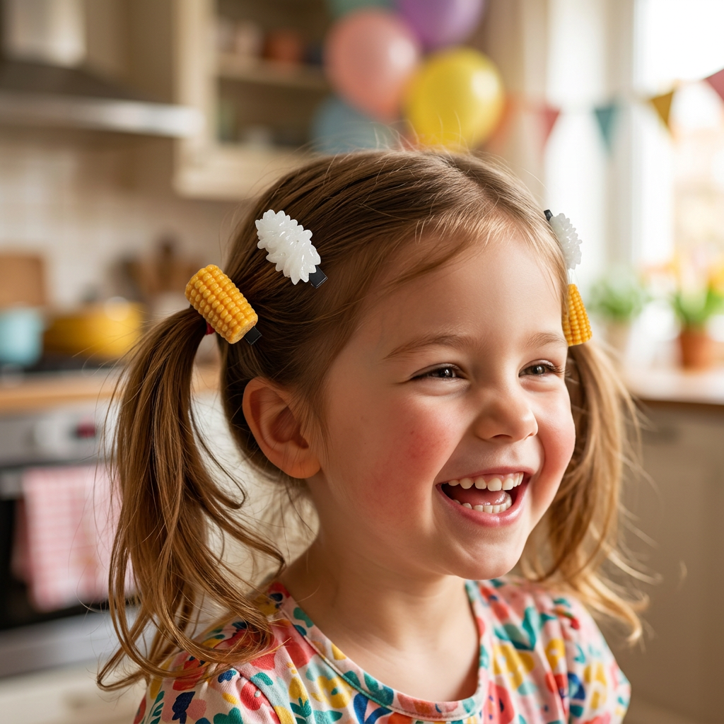 Mini Food Hair Clips Set Reali – обзор и цена Food Like Snacks