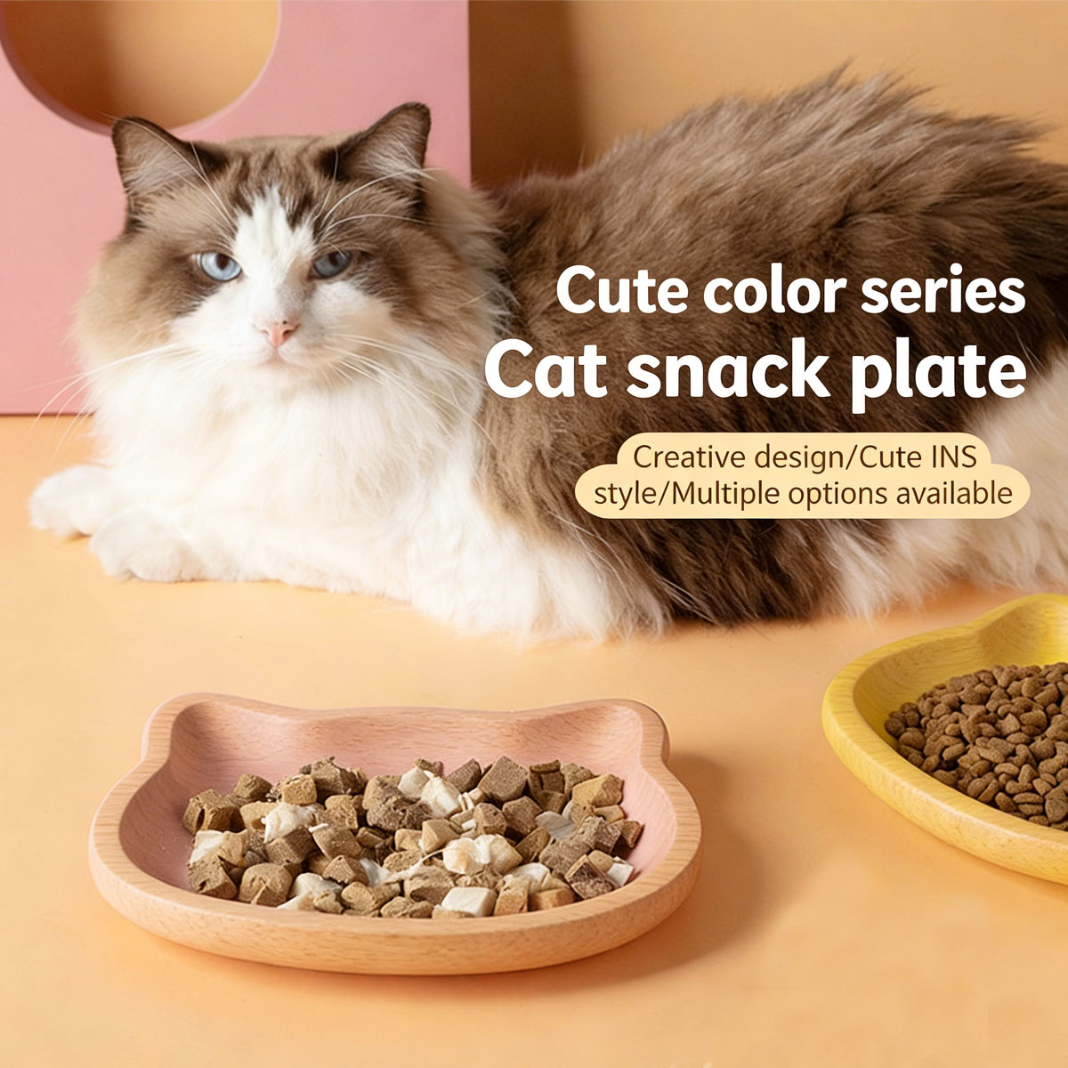 Cute Cat Shape Pet Snack Plate – обзор и цена Food Snacks Options