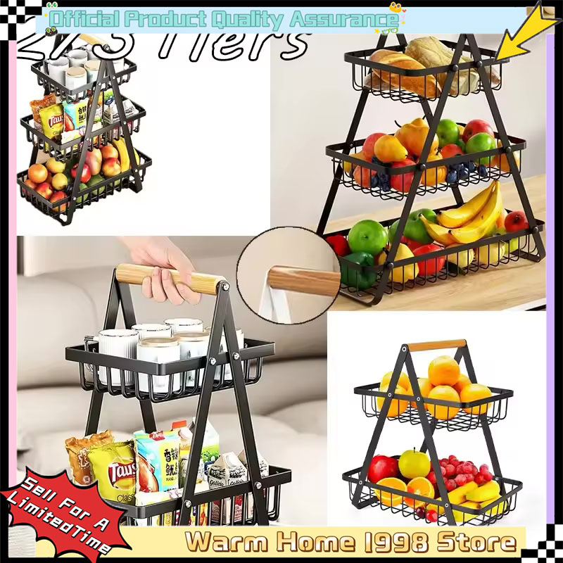 New 2/3 Tiers Countertop Fruit – обзор и цена Food Snacks With Iron