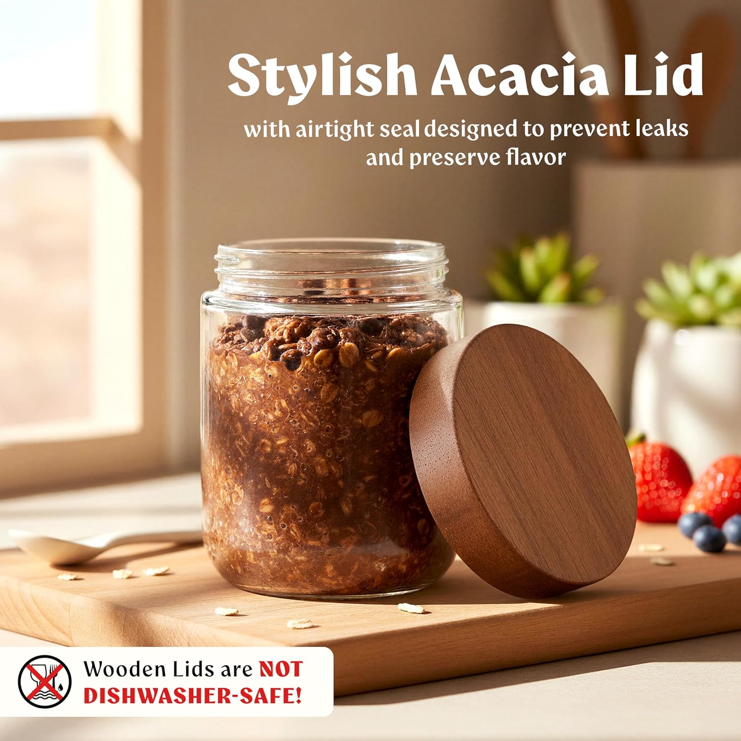 Overnight Oats Containers with – обзор и цена Foods X