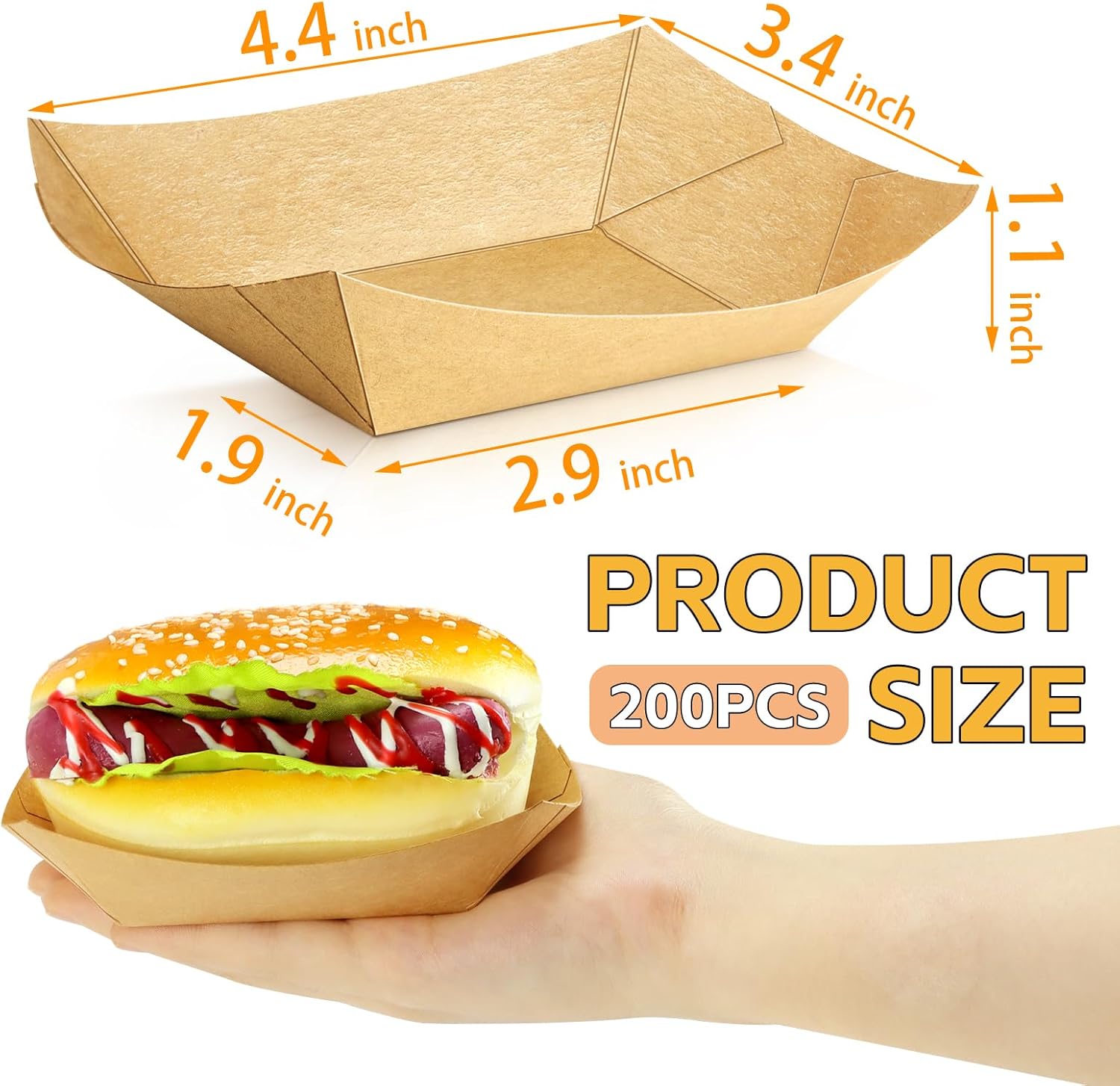 200 Pack 1/4 lb Disposable Kra – обзор и цена Food Snacks Images