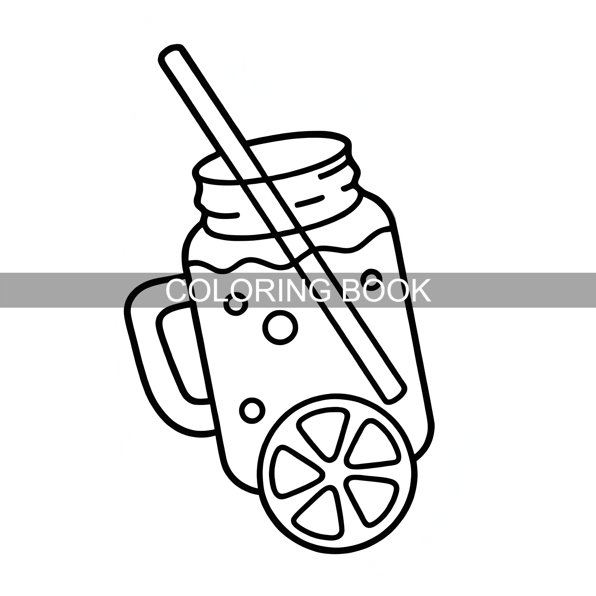 Delicious Treats Coloring Book – обзор и цена Food Snacks Coloring Book