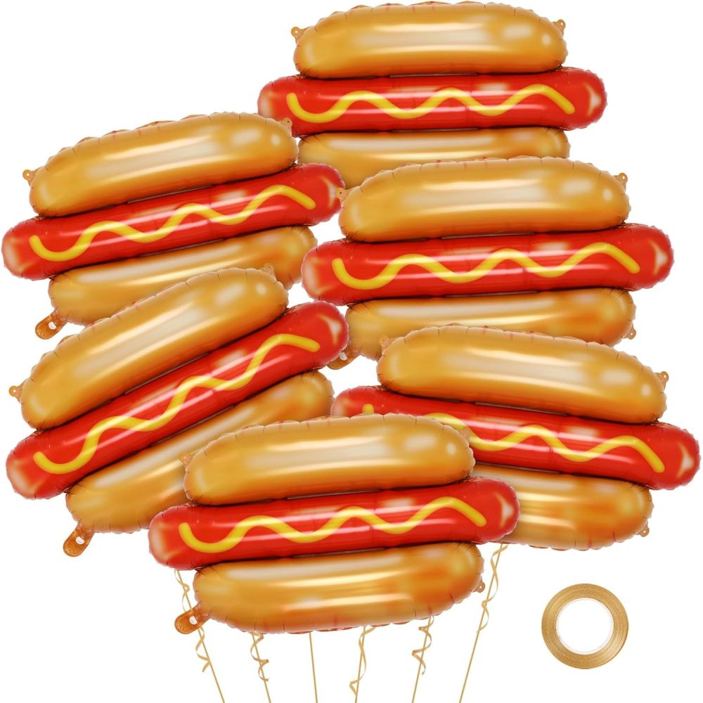 6Pcs Giant Hot Dog Balloons, F – обзор и цена Food Giant Snacks