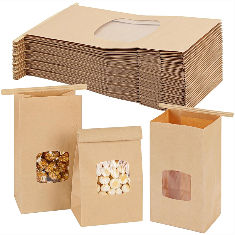 10Pcs Bakery Bags, Window Seal – обзор и цена Food Snacks For Christmas