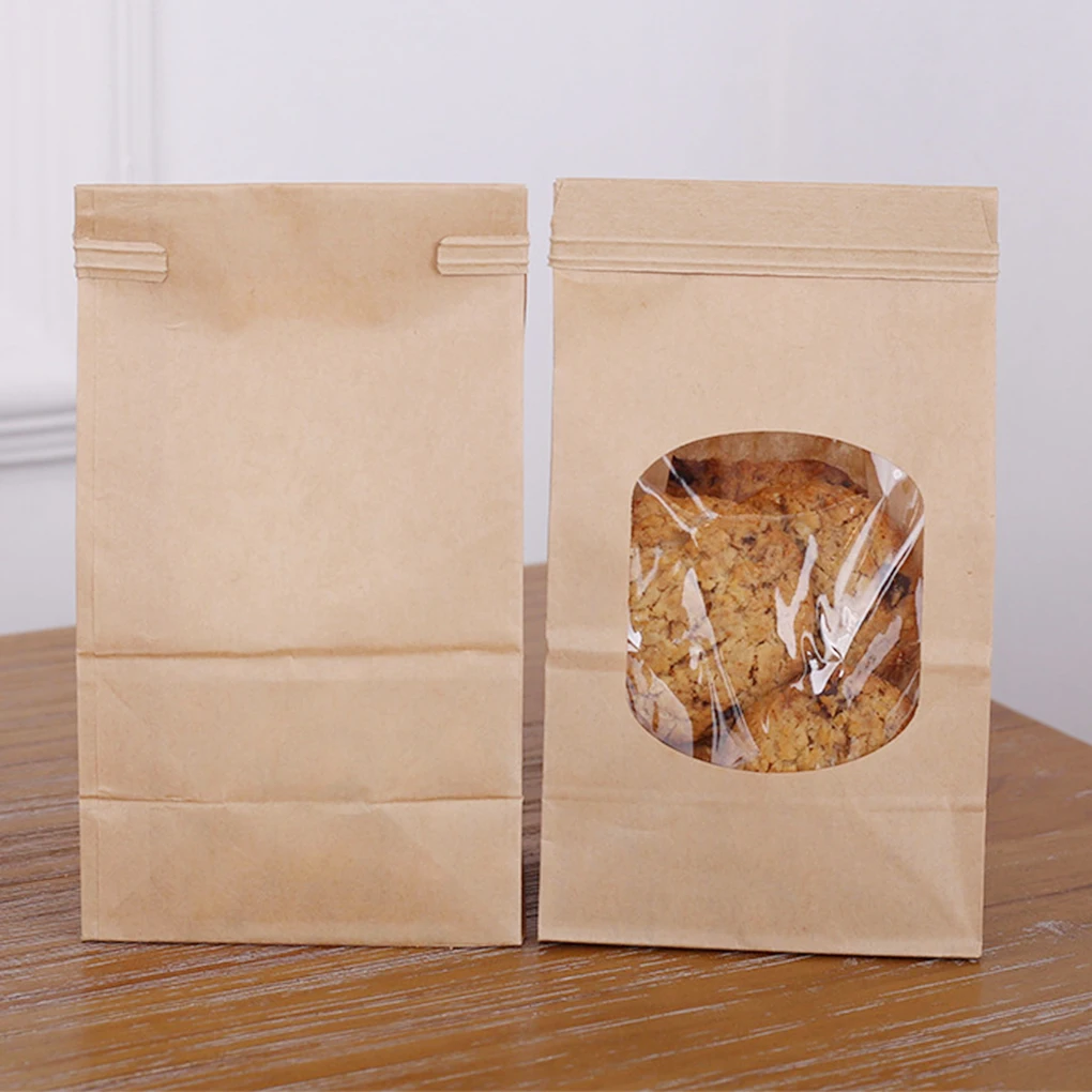 10Pcs Bakery Bags, Window Seal – обзор и цена Food Snacks For Christmas