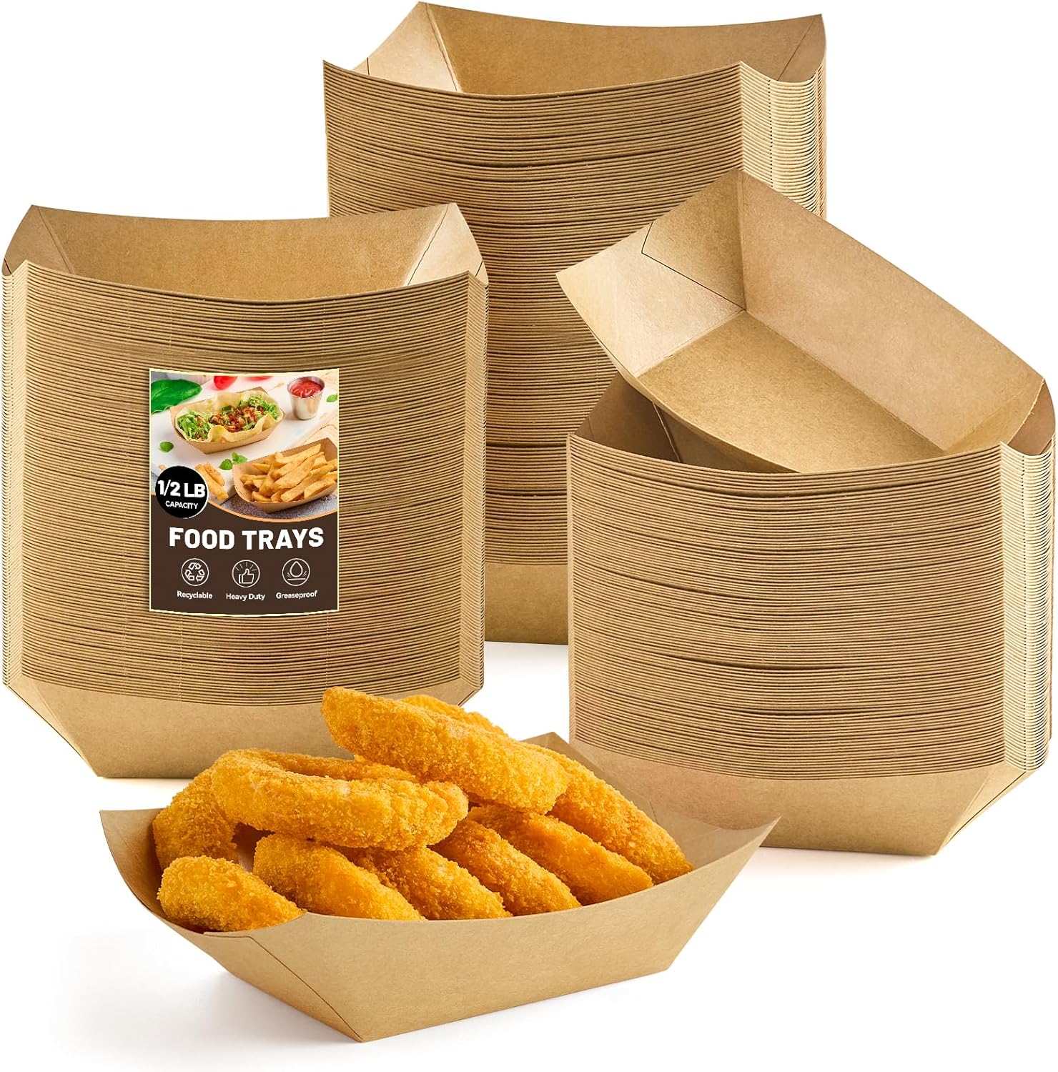 1/2 Lb Small Paper Food Trays  – обзор и цена Food Snacks Images