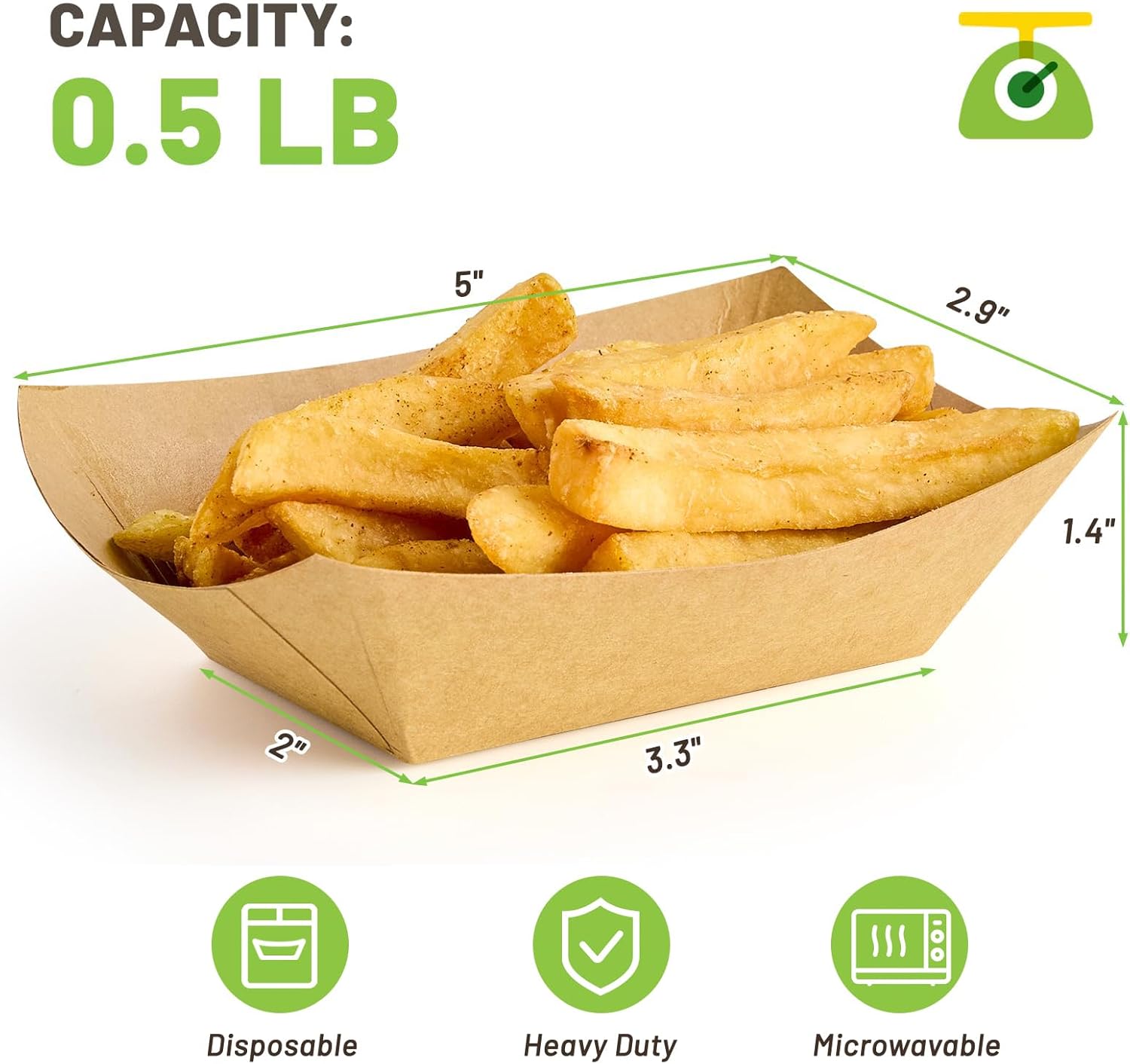 1/2 Lb Small Paper Food Trays  – обзор и цена Food Snacks Images