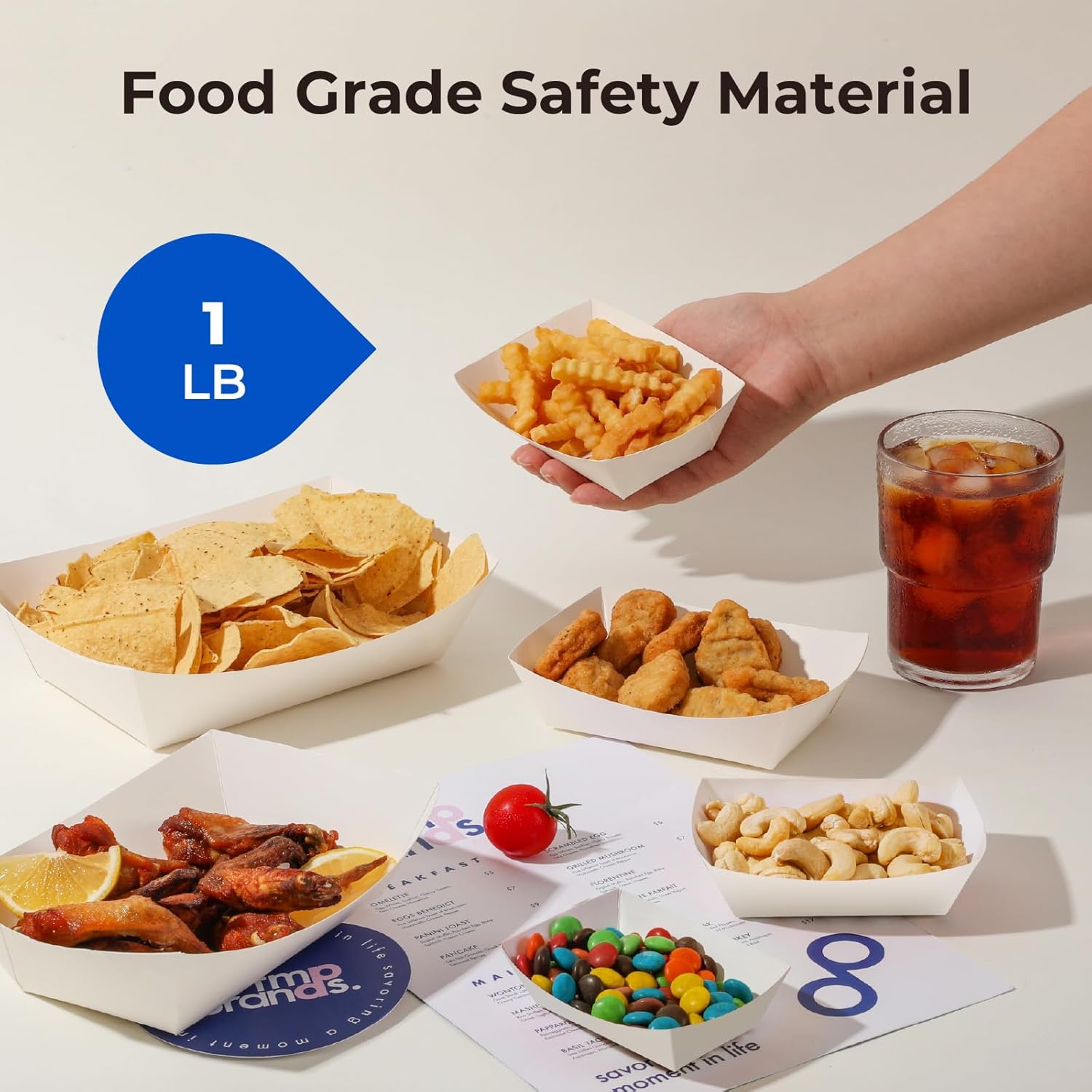 Disposable Paper Food Trays 1  – обзор и цена Food Snacks Images