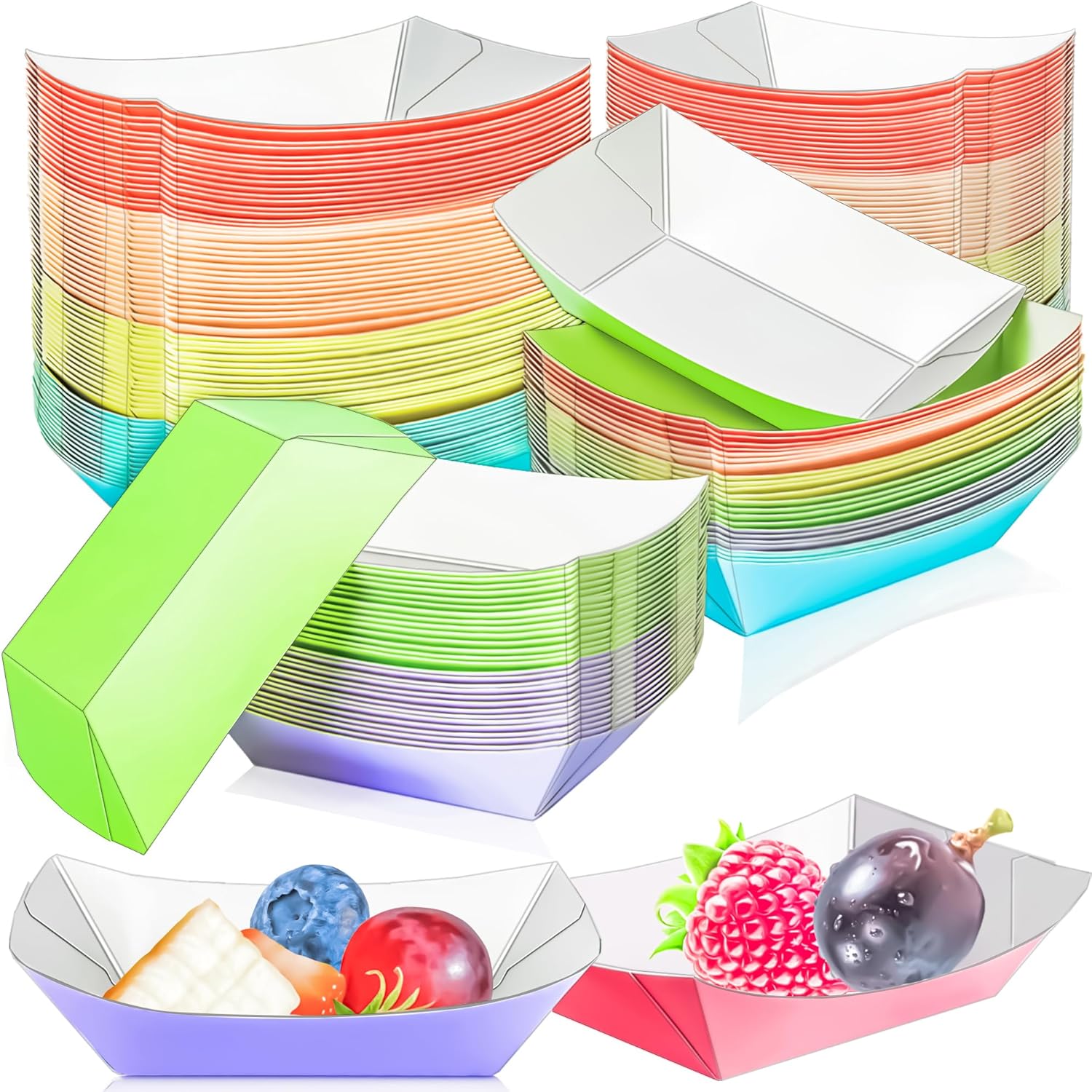 100 Pack Colorful 1/4Lb Paper  – обзор и цена Food Snacks Images