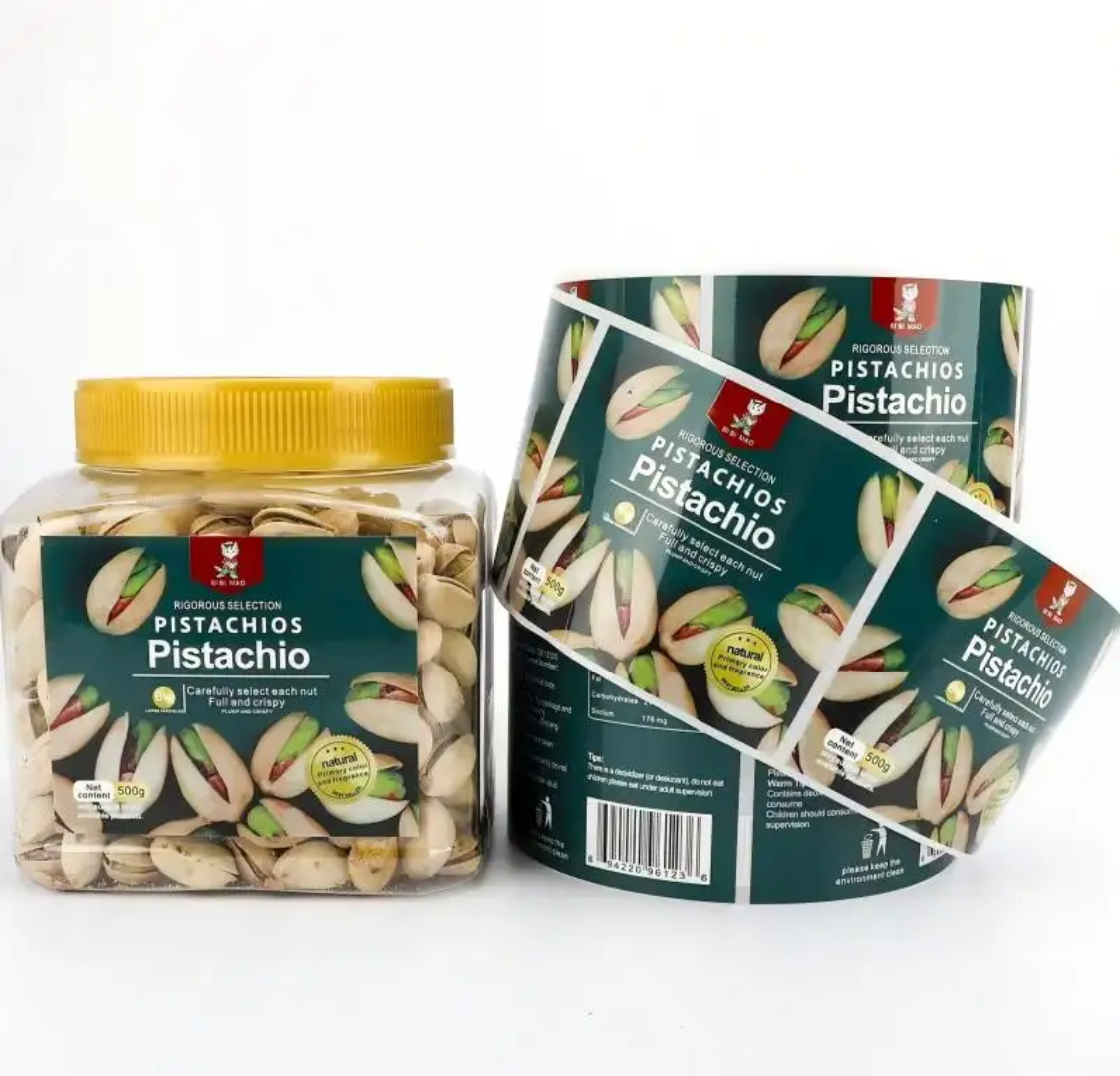 Custom snack stickers, nuts, d – обзор и цена Logo Food Snack