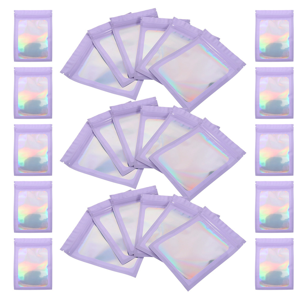 50Pcs Holographic Resealable B – обзор и цена Food Snacks Business