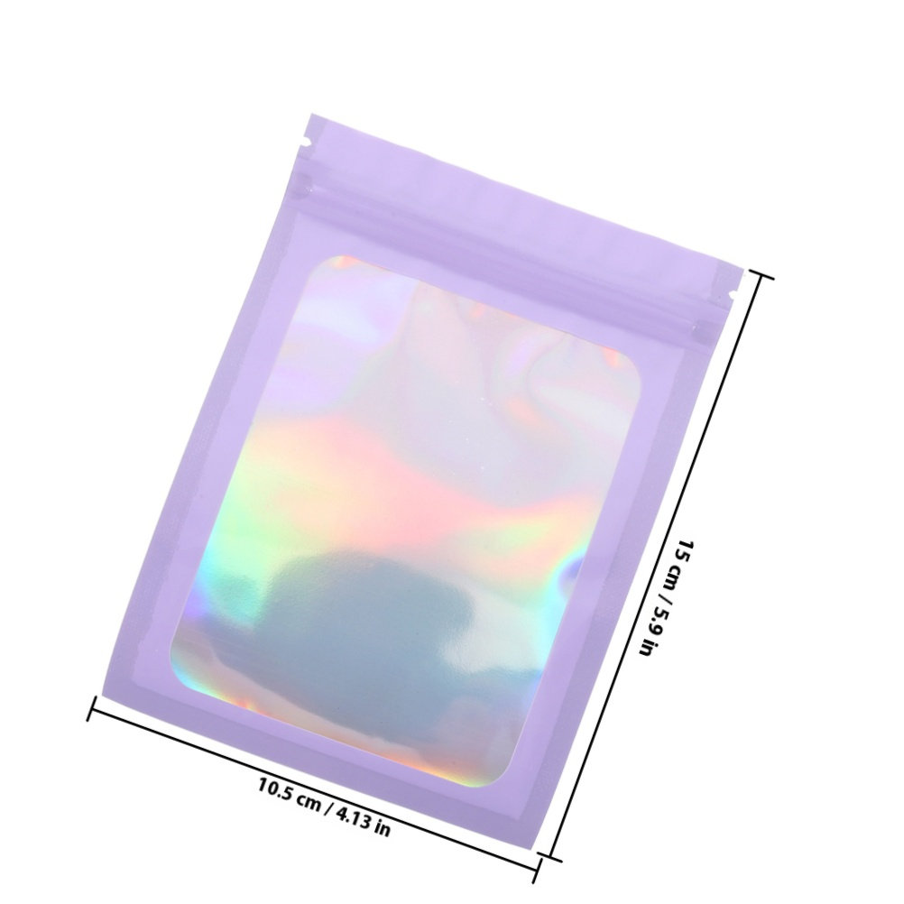 50Pcs Holographic Resealable B – обзор и цена Food Snacks Business