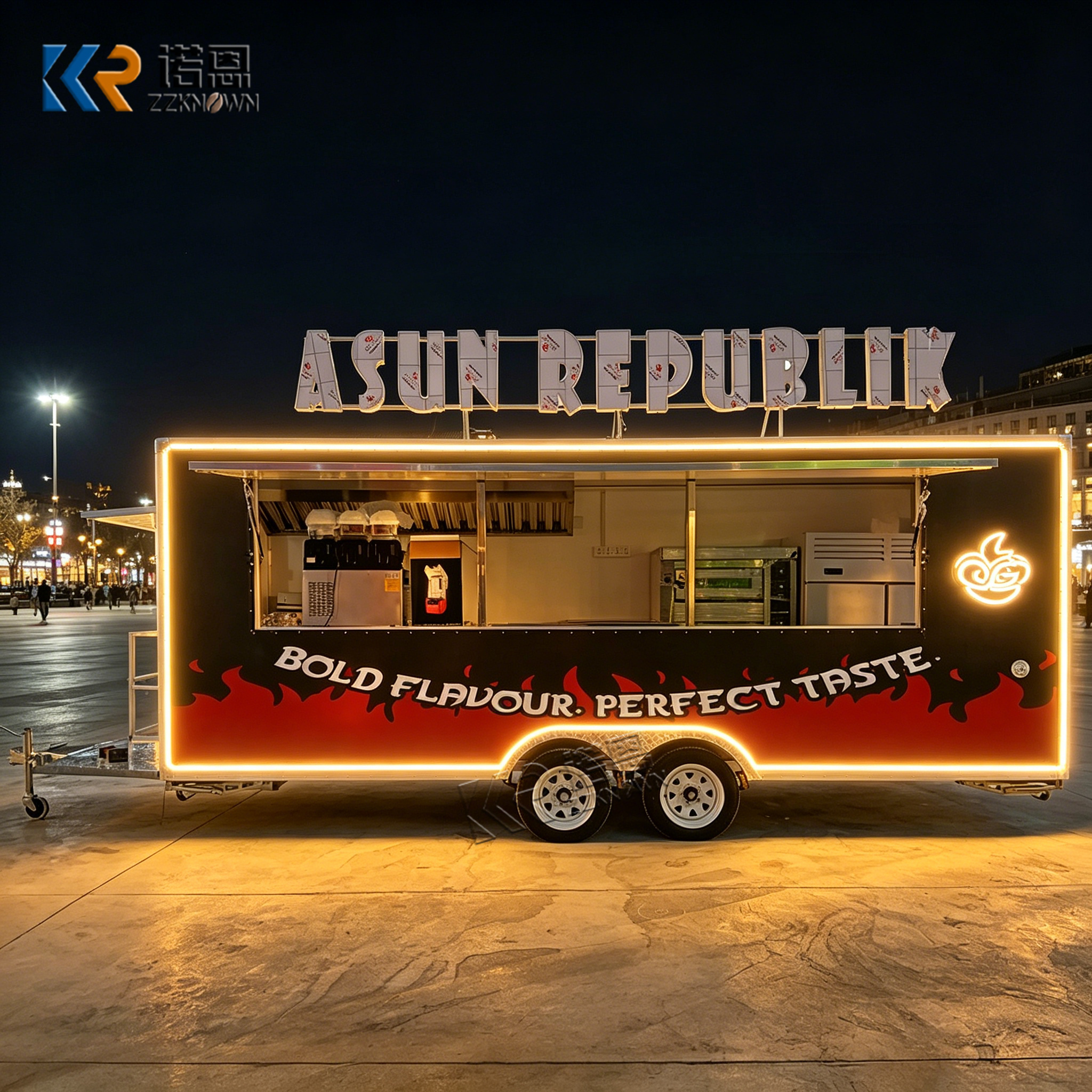 Mobile Food Truck with Exhaust – обзор и цена Food Snacks Business