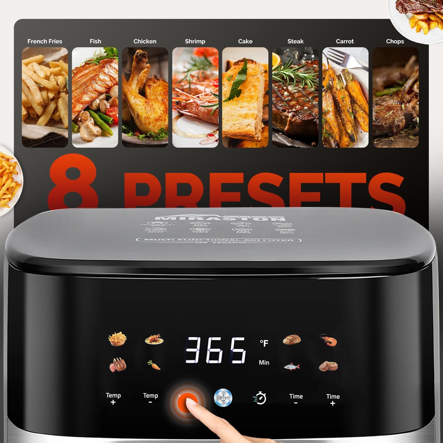 5.8QT Digital Air Fryer with V – обзор и цена Food Snacks Images