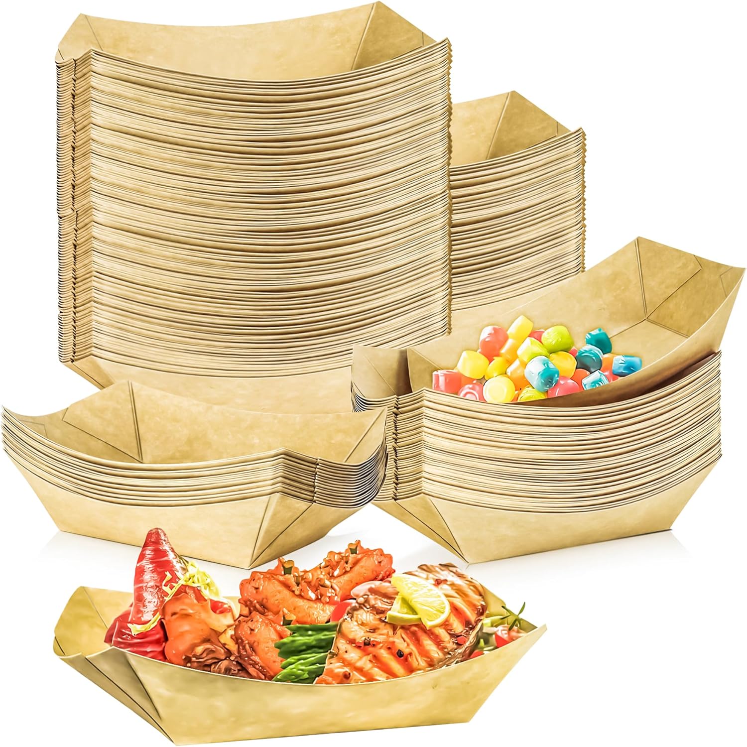 100 Pack 1lb Kraft Paper Food  – обзор и цена Food Snacks Images