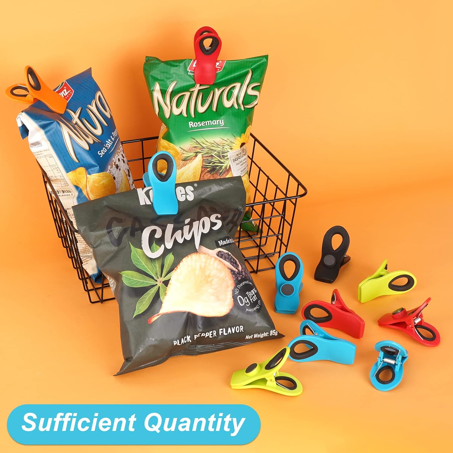 12 Pack Chip Clips, Heavy Duty – обзор и цена Food Snacks Images