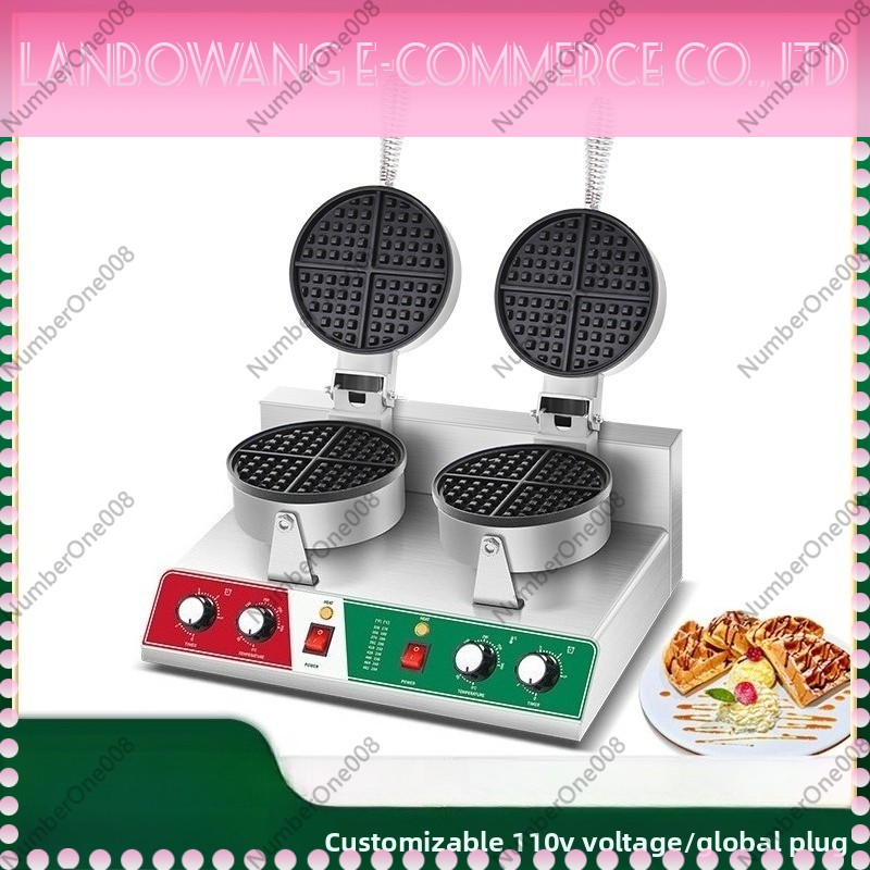 Rotating Waffle Maker Griddle  – обзор и цена Food Snacks With Iron