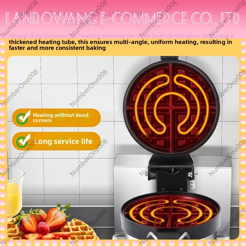 Rotating Waffle Maker Griddle  – обзор и цена Food Snacks With Iron
