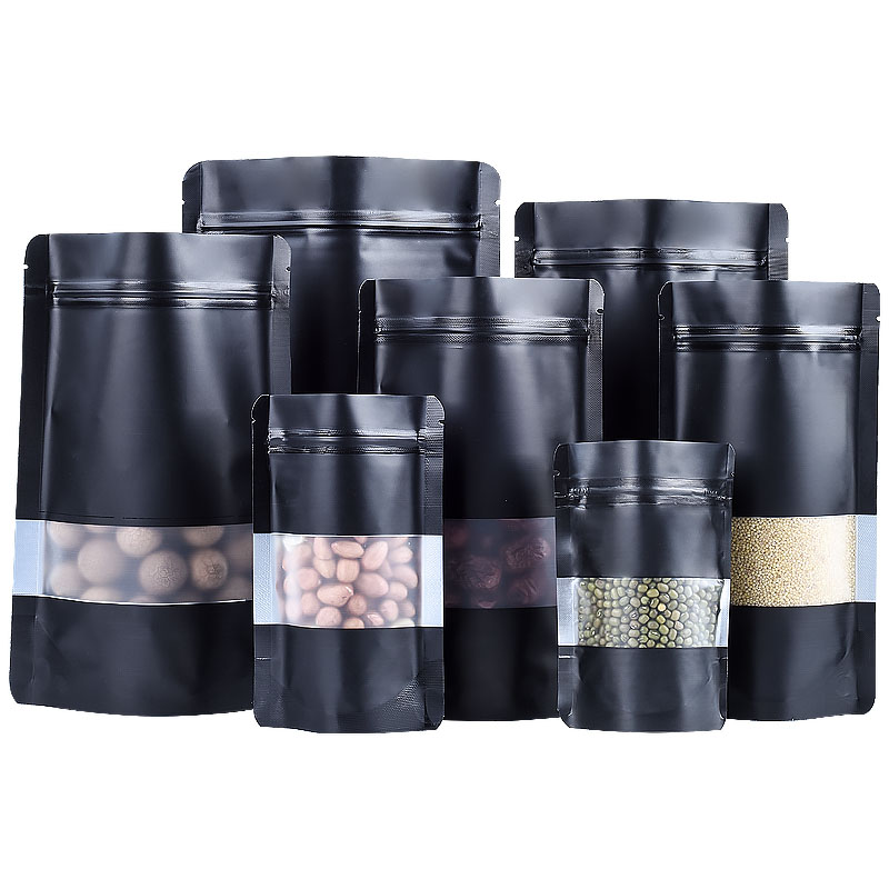100PCS Stand-up Matte Black Al – обзор и цена Food Like Snacks