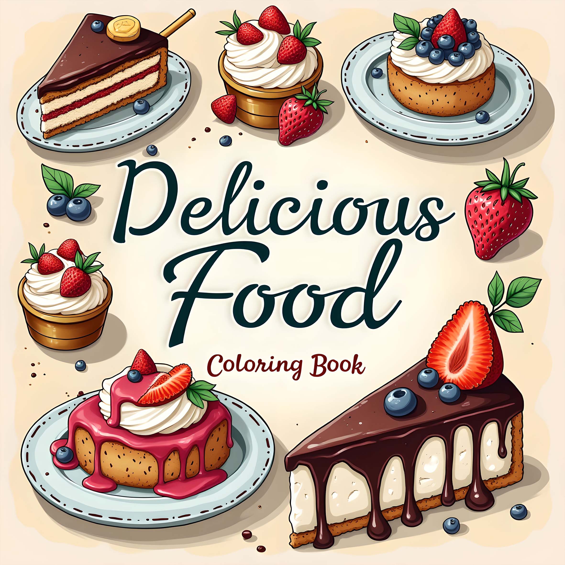 1pc Food Style Art Coloring Bo – обзор и цена Food Snacks Coloring Book