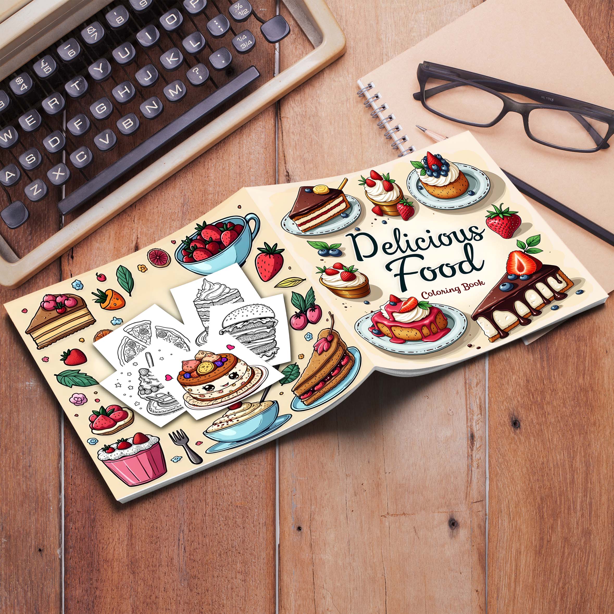 1pc Food Style Art Coloring Bo – обзор и цена Food Snacks Coloring Book