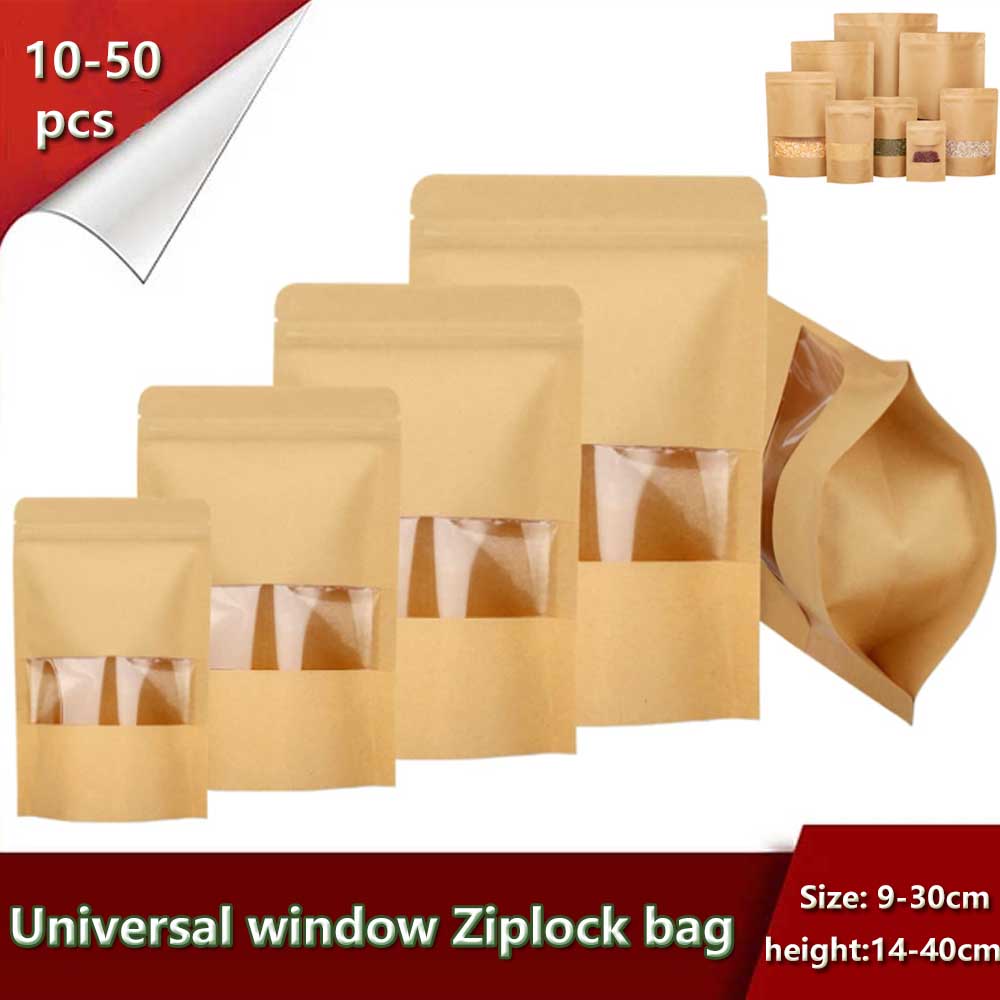 10-50pcs Upright Seal Bone Zip – обзор и цена Food Like Snacks