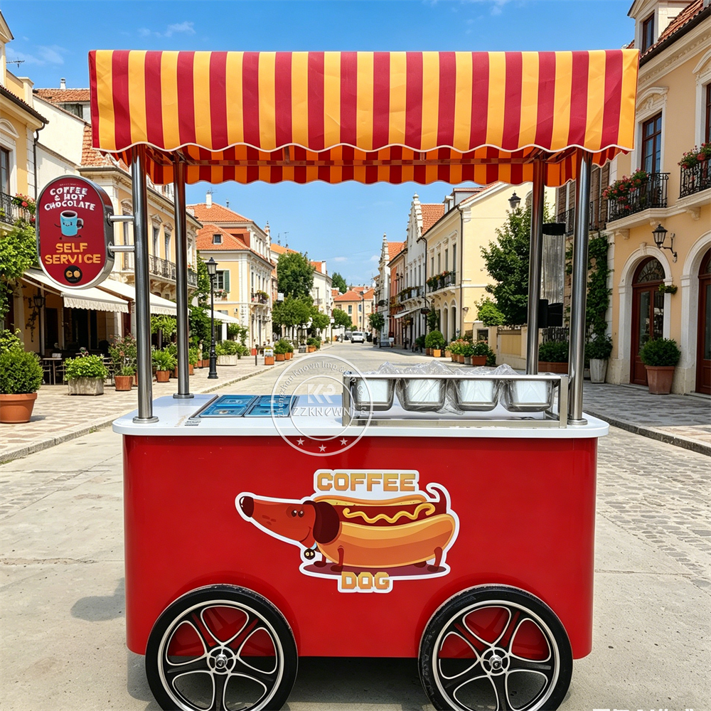 Mobile Food Cart Outdoor Urban – обзор и цена Logo Food Snack