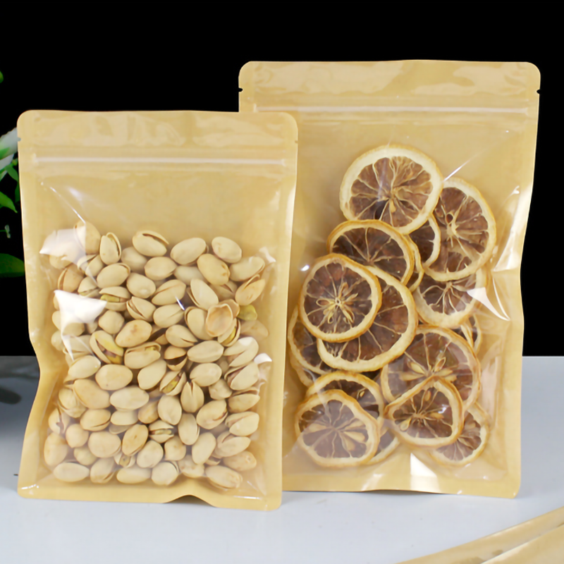 100pcs Eco-friendly Kraft Pape – обзор и цена Food Snacks For Christmas
