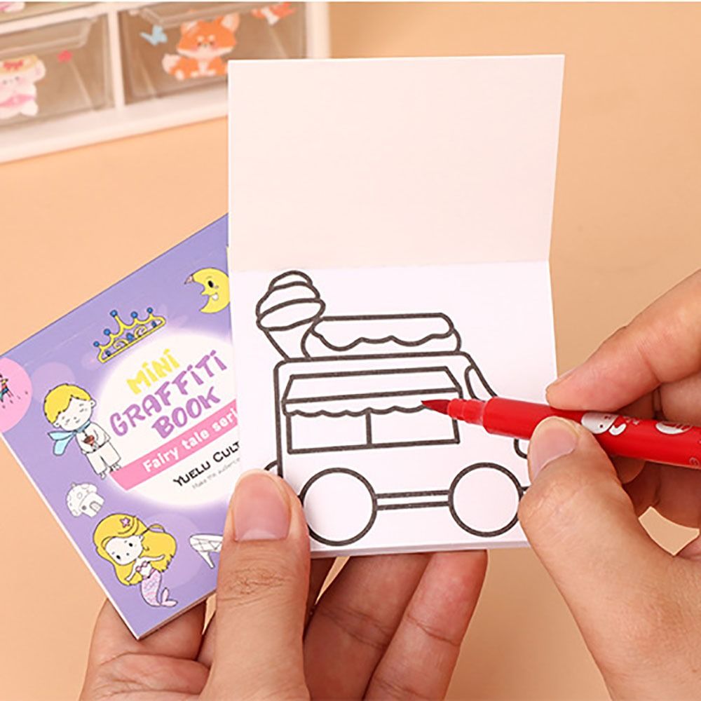 50 sheets Cartoon Paper Colori – обзор и цена Food Snacks Coloring Book