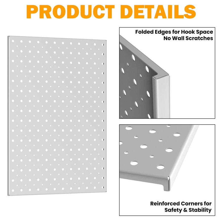 Metal Pegboard Panels, 16 x 12 – обзор и цена Foods X