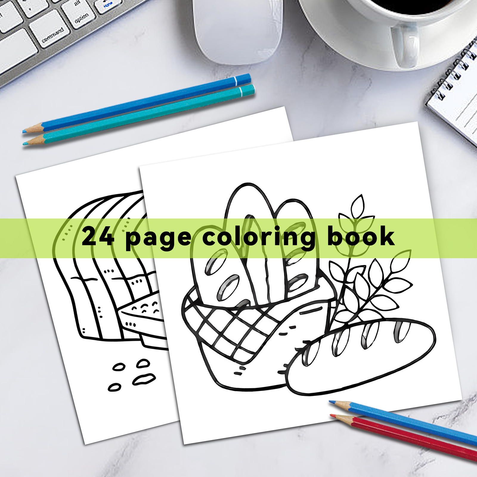 FOOD AND SNACK Coloring Book F – обзор и цена Food Snacks Coloring Book