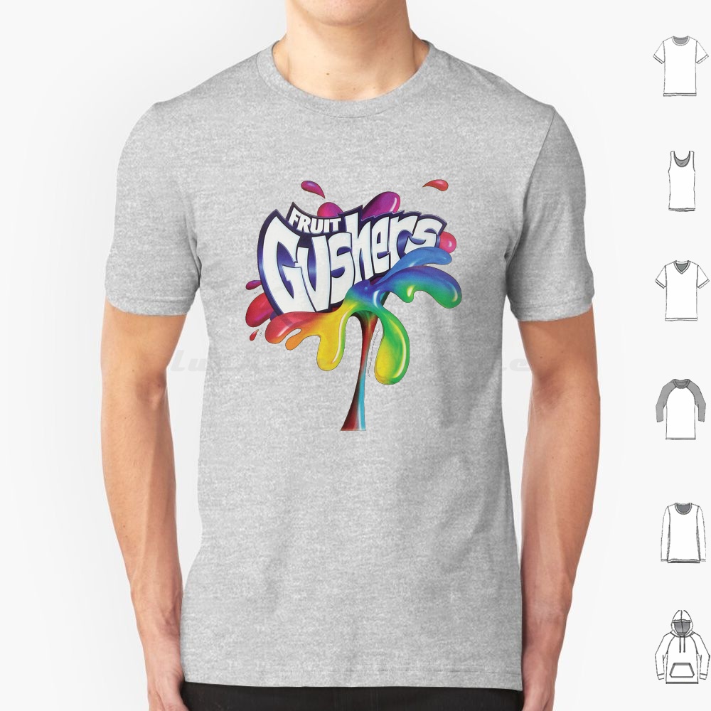 Fruit Gushers 90s Logo T Shirt – обзор и цена Logo Food Snack