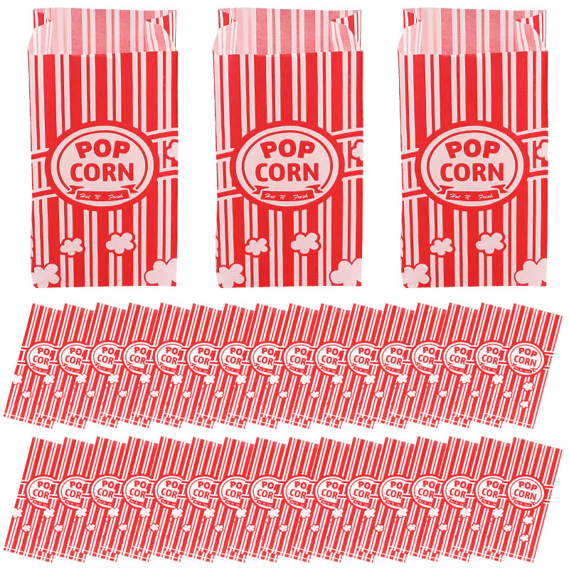 50Pcs Popcorn Packaging Bags S – обзор и цена Food Snacks For Christmas