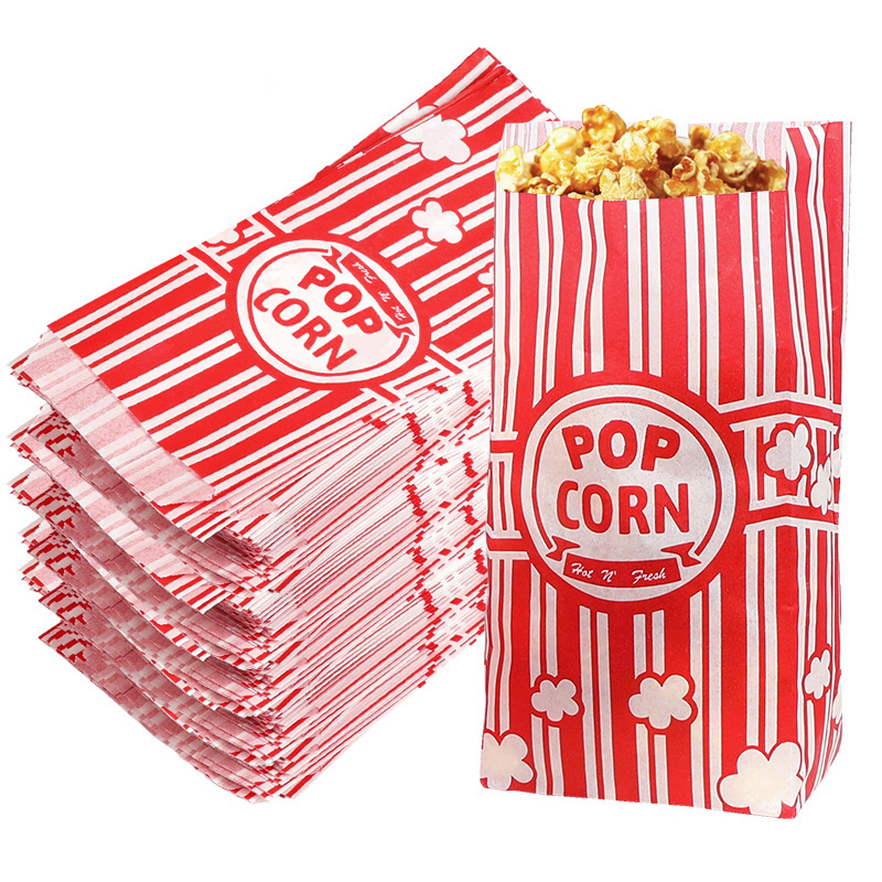 50Pcs Popcorn Packaging Bags S – обзор и цена Food Snacks For Christmas