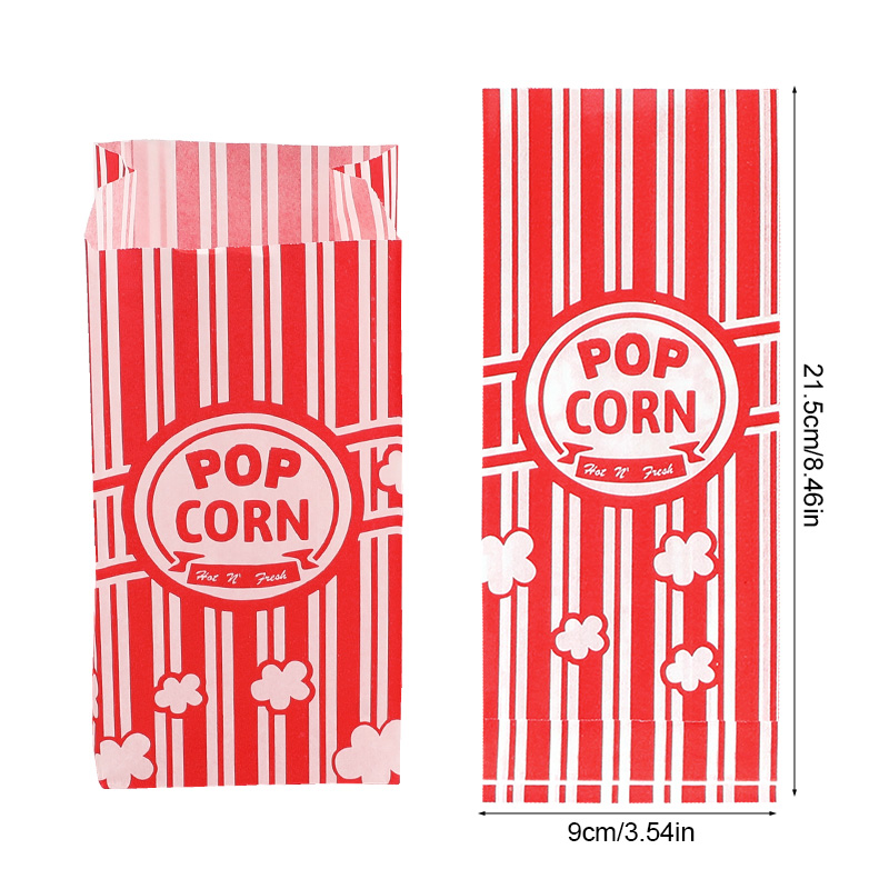 50Pcs Popcorn Packaging Bags S – обзор и цена Food Snacks For Christmas