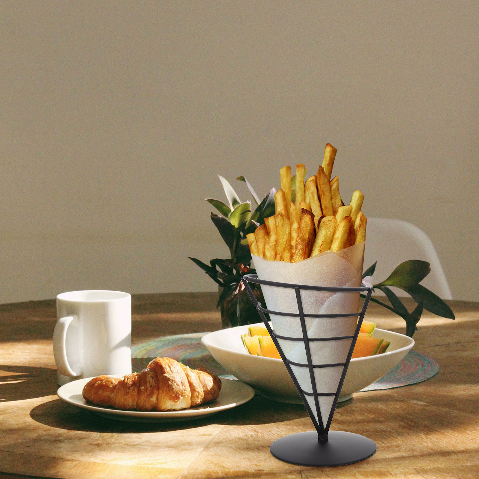 Iron French Fries Rack Sturdy  – обзор и цена Food Snacks With Iron
