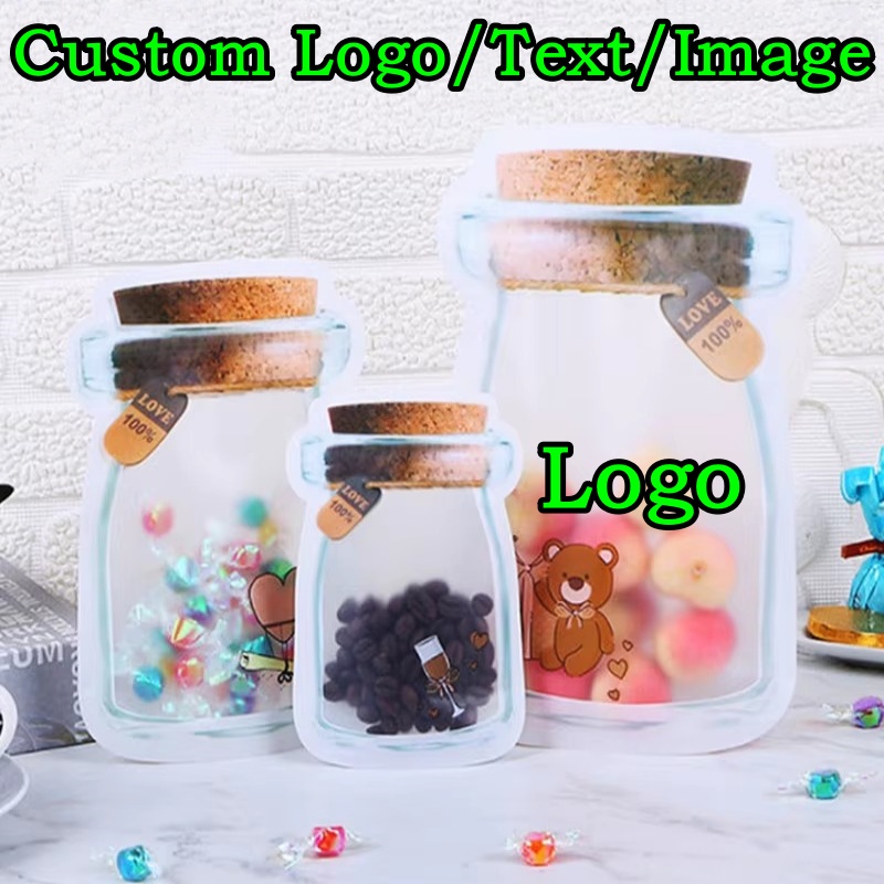 100PCS Wood Lid Mason Jar Bott – обзор и цена Logo Food Snack