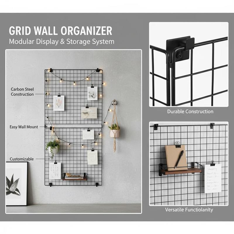 3 Packs Grid Wall Panels, 2 x  – обзор и цена Foods X