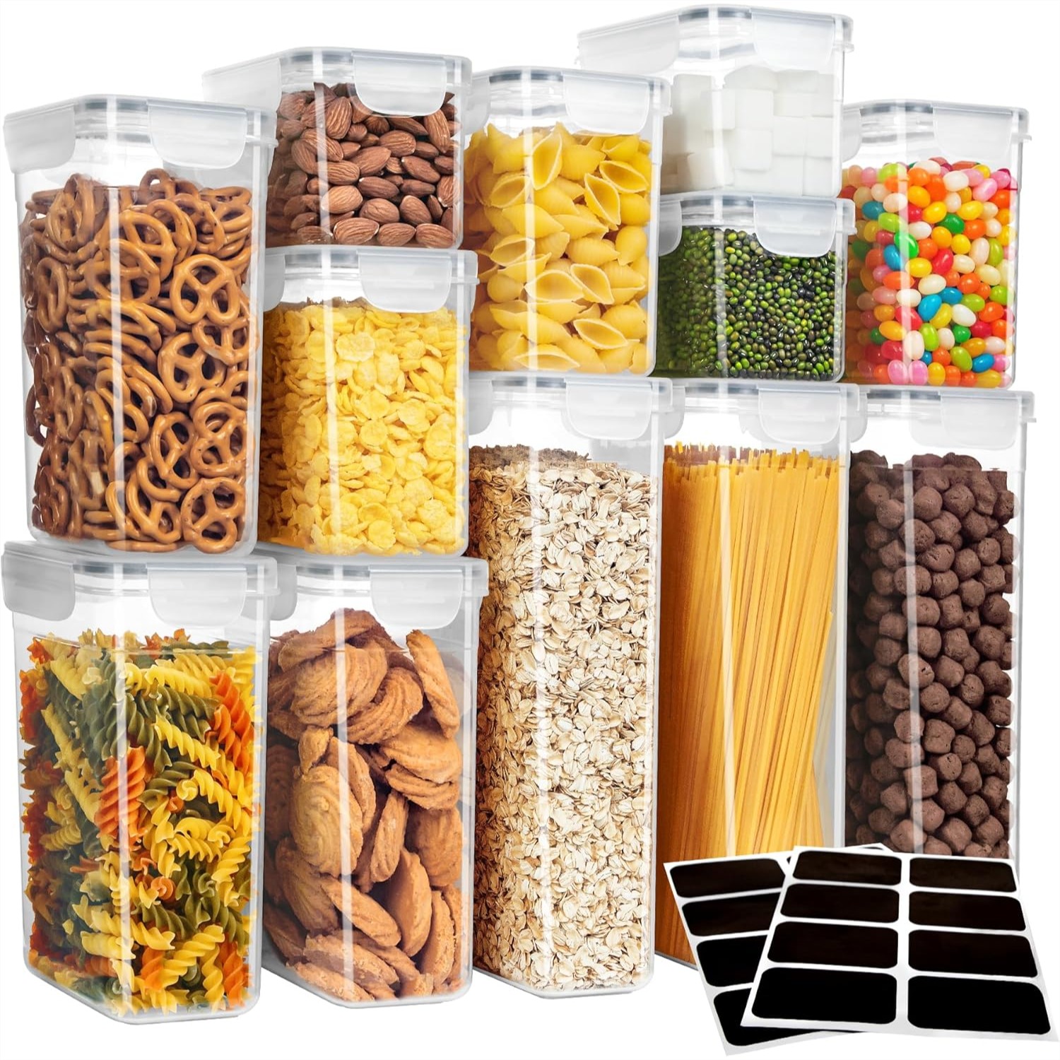 12 Pack Airtight Food Storage  – обзор и цена Food Snacks Images