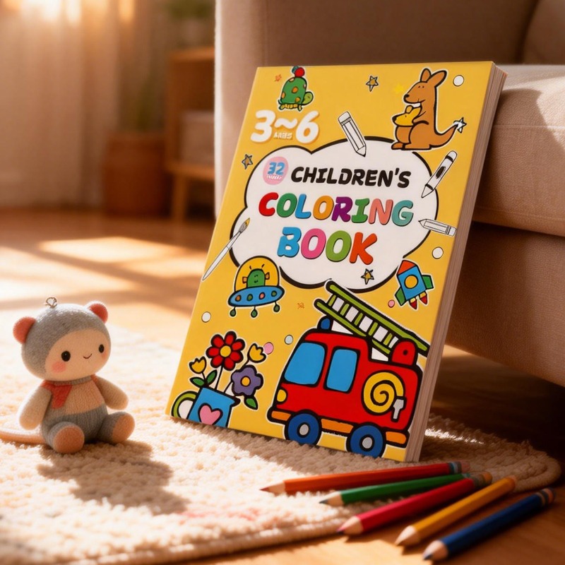 Children's Drawing Book, Conta – обзор и цена Food Snacks Coloring Book