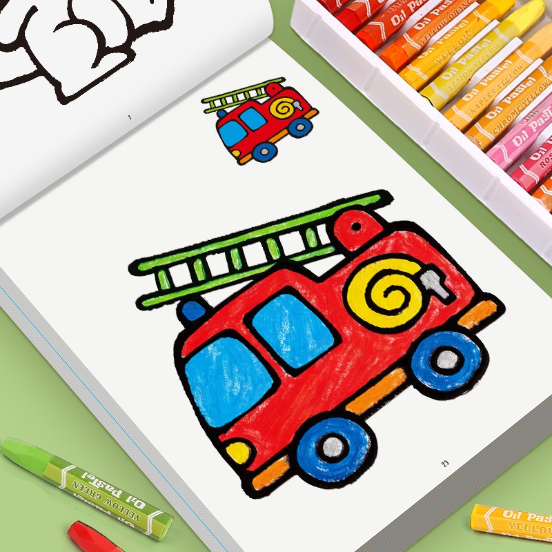 Children's Drawing Book, Conta – обзор и цена Food Snacks Coloring Book