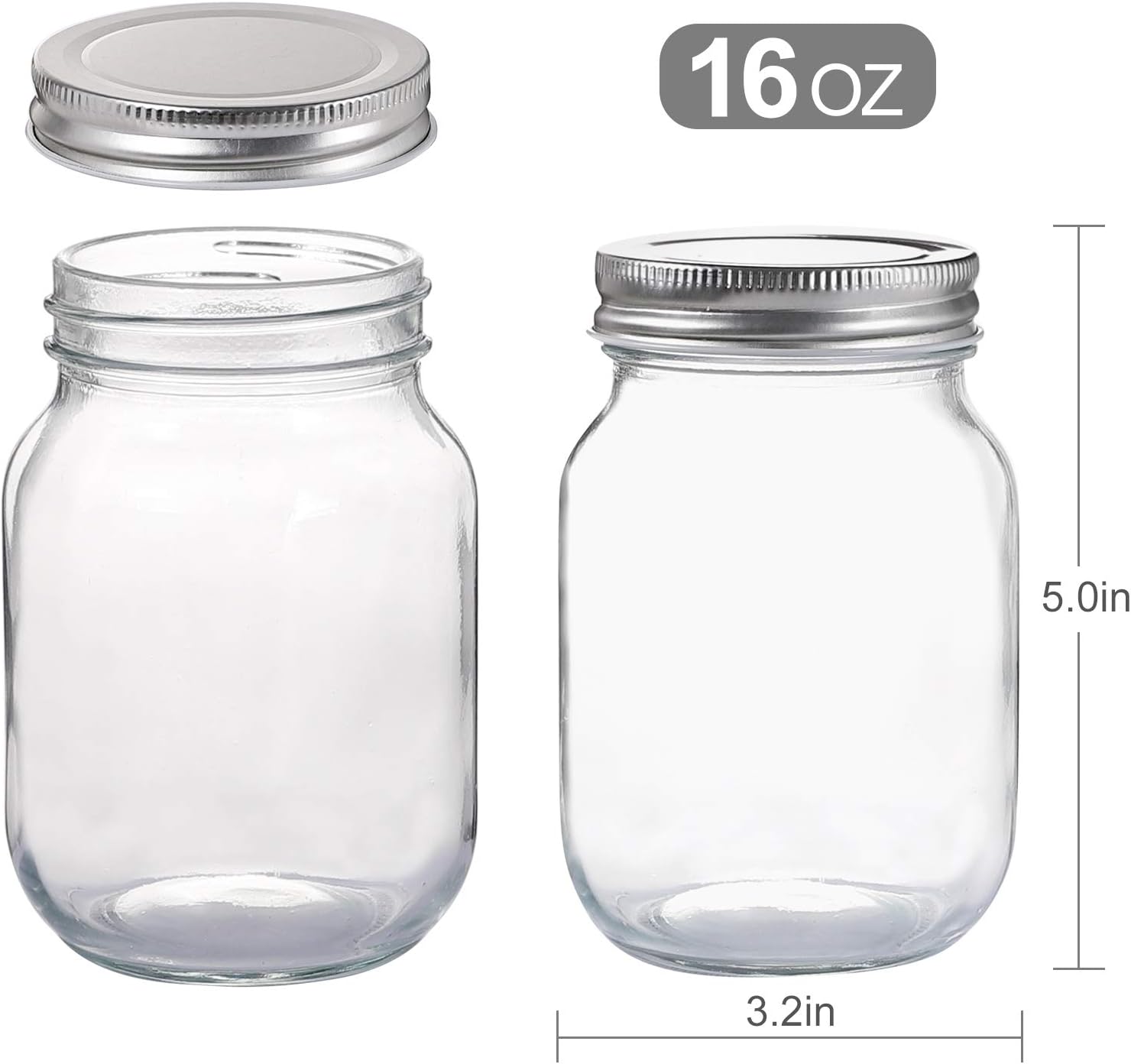 Glass Regular Mouth Mason Jars – обзор и цена Food Snacks Images